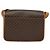 Céline Borsa a Spalla Celine Macadam in Pelle PVC Marrone - vista 2