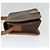 Céline Borsa a Spalla Celine Macadam in Pelle PVC Marrone - vista 3