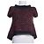 Prada Wollbluse mit Seidenfutter und Nerzbesatz Mehrfarben