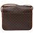 Céline Borsa a Spalla Celine Macadam in Pelle PVC Marrone - vista 2