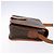 Céline Borsa a Spalla Celine Macadam in Pelle PVC Marrone - vista 3