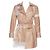 Christian Dior Trench de cuero beige