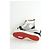 Christian Louboutin Sneakers argentate Argento - vista 5