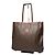 Big Bag Céline Vintage Celine Paris Leder Monogramm Tote Bag Braun