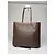 Big Bag Céline Vintage Celine Paris Leder Monogramm Tote Bag Braun - Ansicht 2