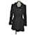 Pinko Grey Coat with Belt Black  - view 1