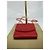 Borsa a spalla Chanel CC in pelle rossa Rosso - vista 8