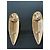 Orecchini a clip oversize Guy Laroche dorati in metallo D'oro - vista 5