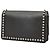 Borsa a spalla Fendi Carlito con borchie Nero - vista 2