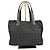 Borsa a spalla Chanel in tela / pelle nera 285 Nero