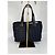 Borsa a spalla Chanel in tela / pelle nera 285 Nero - vista 4
