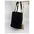 Borsa a spalla Chanel in tela / pelle nera 285 Nero - vista 5