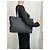 Borsa a spalla Chanel in tela / pelle nera 285 Nero - vista 9