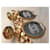 Orecchini a specchio con logo Chanel D'oro  - vista 6