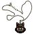 Collana Robot Gatto Choupette Chanel nero rosa giallo