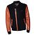 Philipp Plein, bomber con mangas de cuero naranja Negro - vista 2