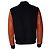 Philipp Plein, bomber con mangas de cuero naranja Negro - vista 4