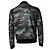Philipp Plein, camo Leder Bomberjacke Schwarz Grün - Ansicht 2