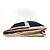Hermès HERMES Tapidsel Gran Bolsa Clutch Oversized con Solapa Azul marino - vista 5