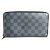 Cartera larga Zippy Organizer Damier Graphite Louis Vuitton Negro Damier ebene