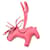 Hermès Hermes Rodeo PM Handbag Charm Pink  - view 1
