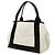 Borsa a mano Cabas Small Balenciaga in blu navy Nero Beige - vista 2