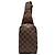 Borsa a Spalla Damier Geronimos di Louis Vuitton Marrone