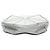 Clutch de muñeca Chanel de cordero perlado blanco Midnight Swim Crudo - vista 3