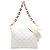Coussin PM in pelle di agnello bianco con monogramma in rilievo Louis Vuitton