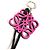 Portachiavi con logo Anagram LOEWE Nero Rosa - vista 2