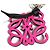 Portachiavi con logo Anagram LOEWE Nero Rosa - vista 8