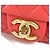 Borsa a spalla a doppia catena trapuntata con gioielli Chanel Rosa Rosso - vista 8