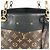 Borsa Tote Pallas Monogram Louis Vuitton Marrone Nero Monogramma - vista 3