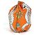 Hermès Pochette Multi-Pouch Musardine in Seta Arancione Hermes - vista 3