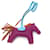 Hermès Hermes Rodeo PM Charm Handbag Blue Purple  - view 1