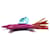 Hermès Hermes Rodeo PM Charm Handbag Blue Purple  - view 3