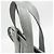 Balenciaga BARBES 672983 Lederhandtasche in Hellgrau - Ansicht 11