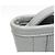 Balenciaga BARBES 672983 Lederhandtasche in Hellgrau - Ansicht 9