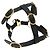 Gucci Interlocking G Pet Harness Black