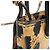 Borsa a Spalla con Stampa Leopardo Balenciaga Nero Beige - vista 6