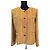 Mila Shön Mila Schon Bouclé-Jacke 1980er Braun Gelb