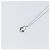 Collar Péndulo CD Christian Dior Metal Plata - vista 4