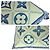 Cojín de algodón Monogram Louis Vuitton Blanco Azul - vista 5