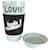Louis Vuitton Monogram Cup Brown White Plastic