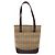 Burberry Nova Check Tote aus Canvas im kleinen Format Beige - Ansicht 2