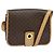 Céline Borsa a Spalla Celine Macadam in Pelle PVC Marrone