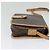 Céline Borsa a Spalla Celine Macadam in Pelle PVC Marrone - vista 4
