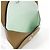 Monedero Calvi Duo Verso de Hermès Castaño Verde claro - vista 3