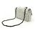 Timeless Borsa a spalla Chanel 2.55 in tweed con doppio flap e catena Nero Bianco - vista 3