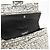Timeless Borsa a spalla Chanel 2.55 in tweed con doppio flap e catena Nero Bianco - vista 8